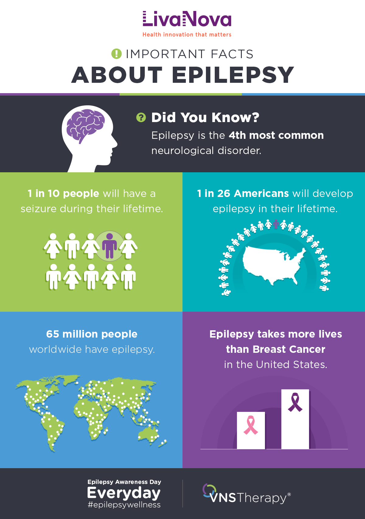 Infographics for Epilepsy Awareness Month