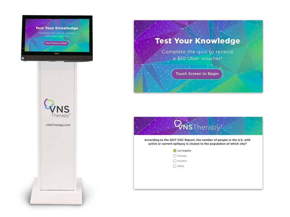 AAN Booth quiz interaction