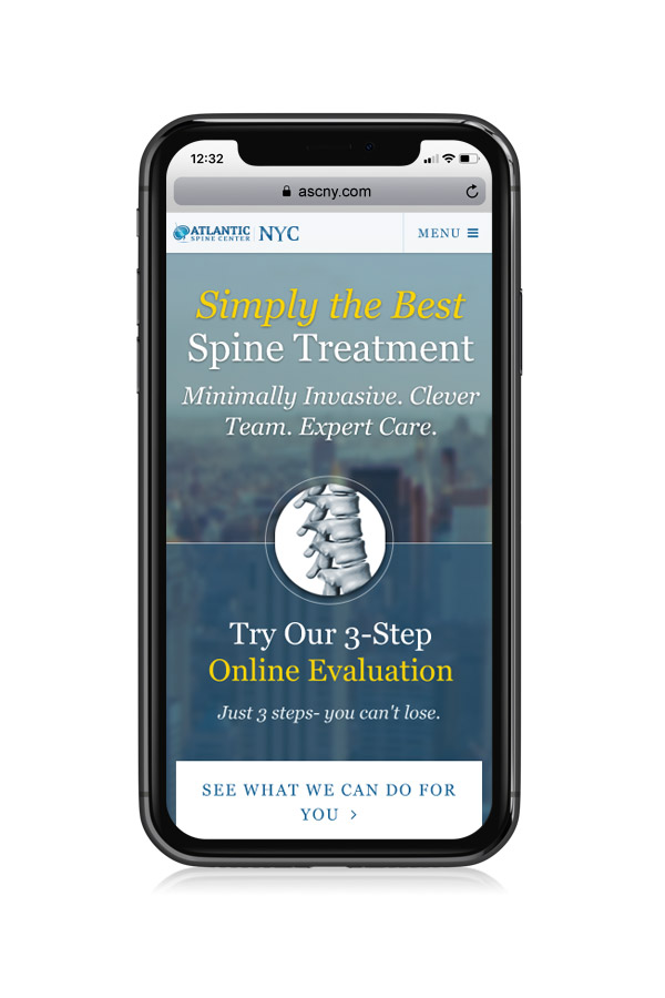 Atlantic Spine Surgery NYC mobile website
