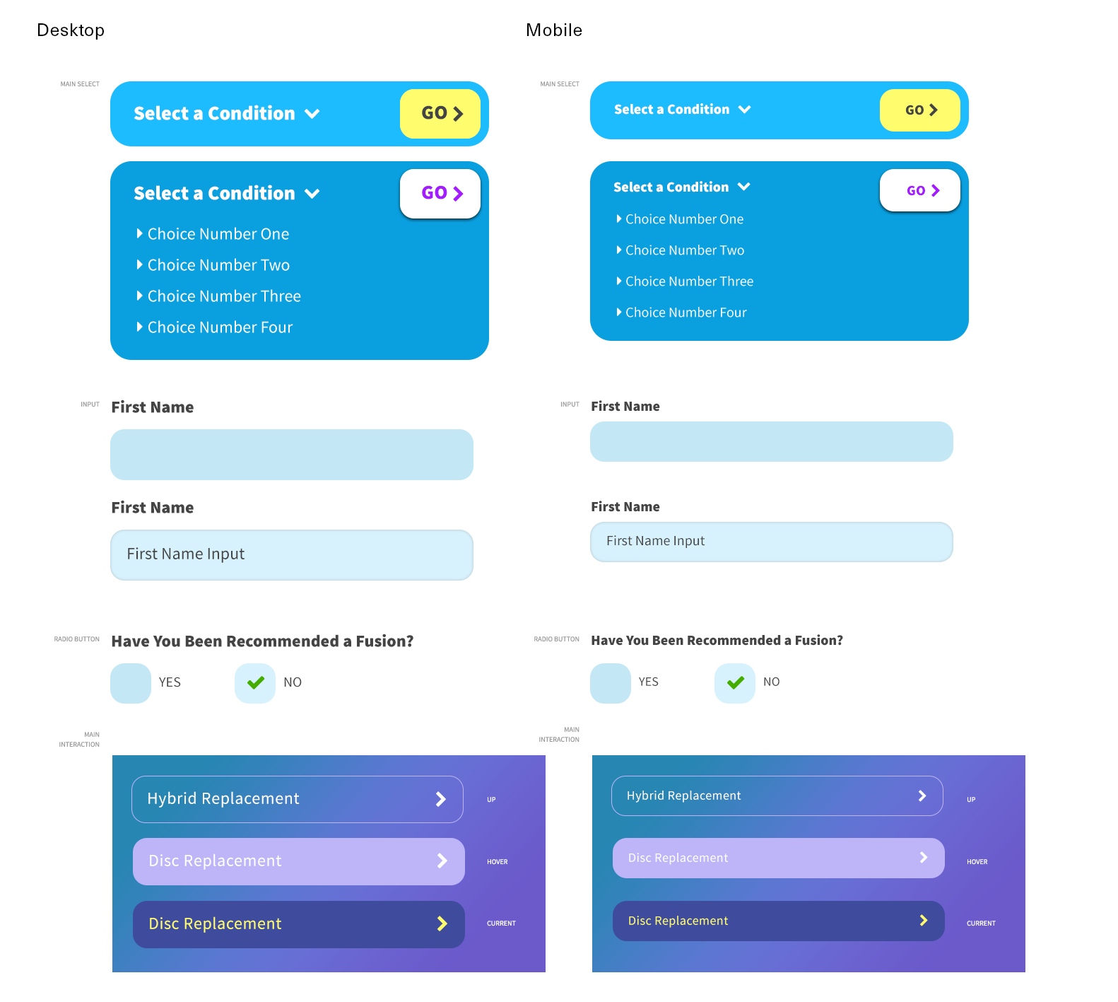 Disc Replacement Brand System