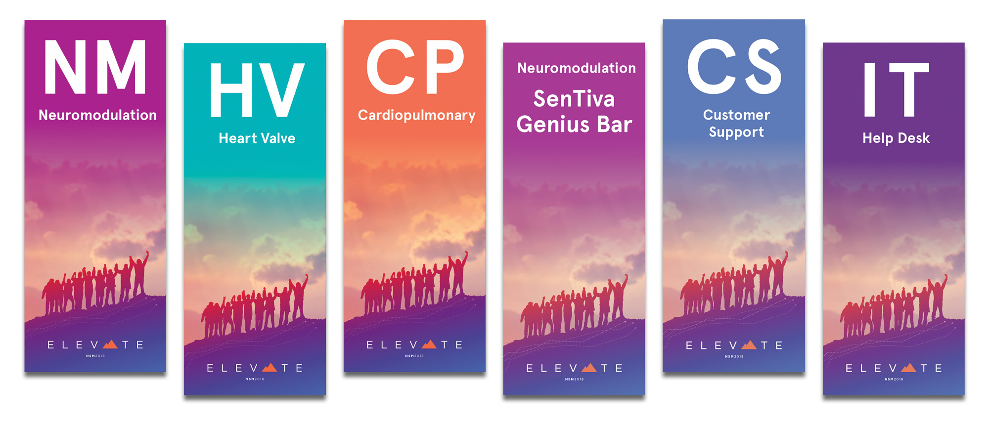 Pull up banners from National Sales Meeting 2018