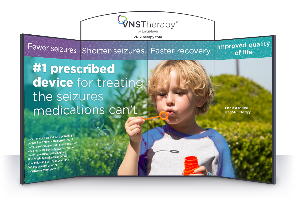 VNS Therapy trifold display